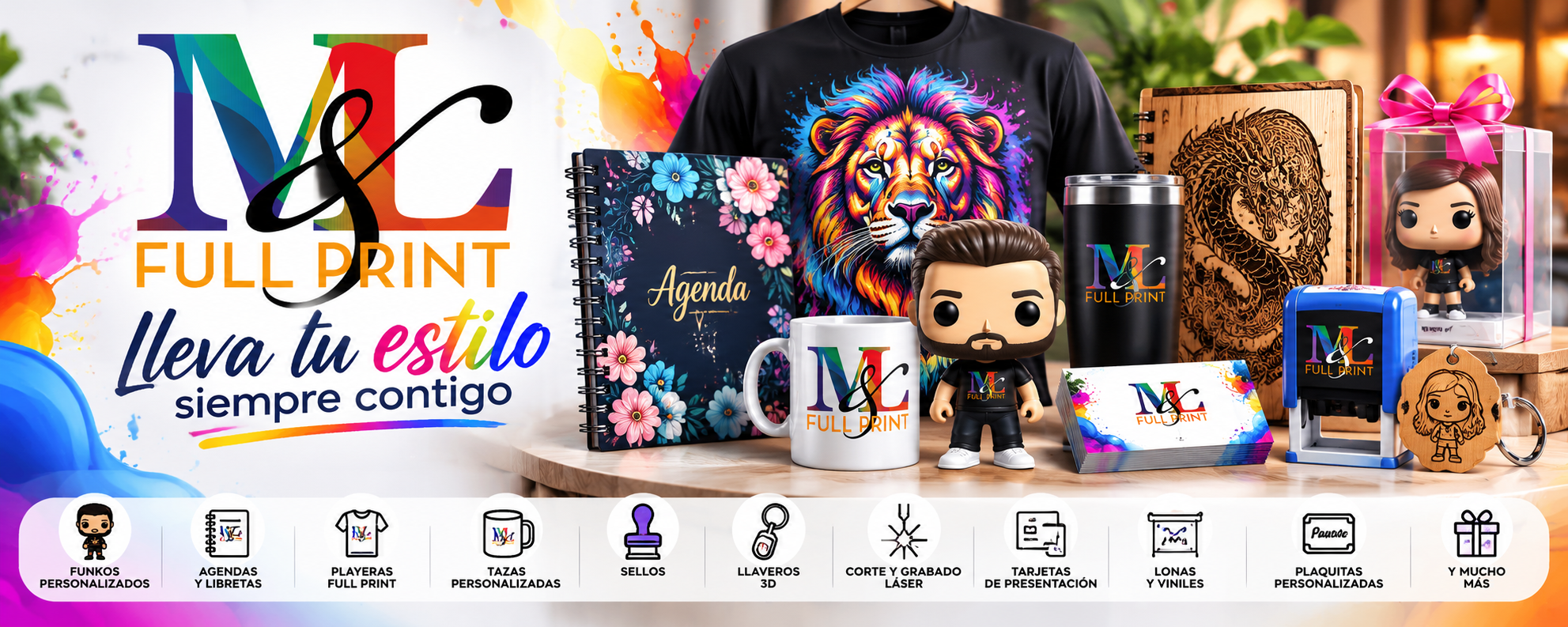 M&L Full Print: lleva tu estilo siempre contigo